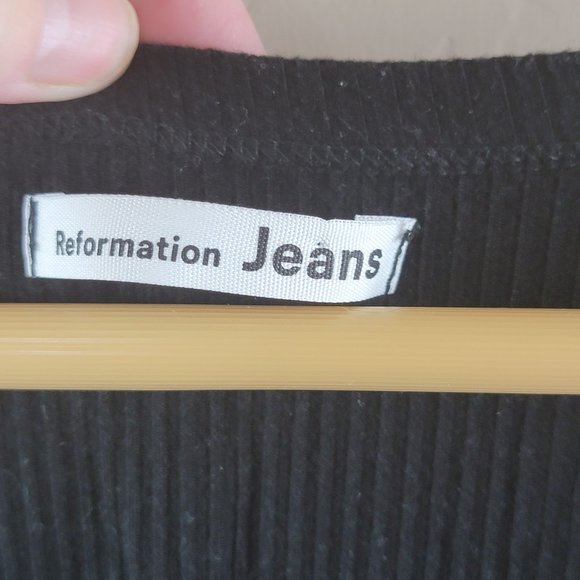 Reformation Rawson Body Suit in black - Picture 7 of 10